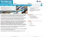 Desktop Screenshot of nordbergstekniska.se